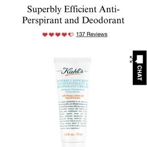 Kiehl’s antiperspirant and deodorant cream